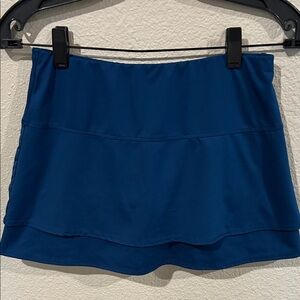 Lucky in Love Blue Mini Skirt